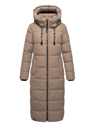Marikoo Steppmantel Nadeshikoo XVI in Taupe Grey
