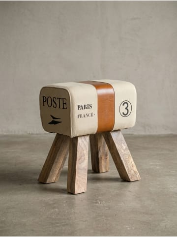 KADIMA DESIGN Design Turnbock Sitzhocker CANVAS 40 x 30 x 47 cm