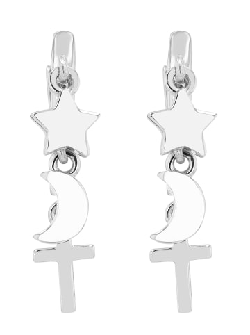 Adeliás Damen Anhänger – Kreuz Kreuzanhänger aus 925 Silber in silber
