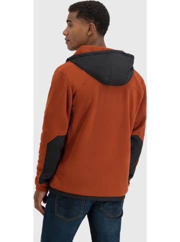 Vintage Industries Fleecejacke/Fleecepullover in Braun