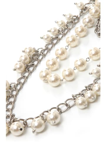 collezione alessandro Lange Kette " Paris " in silberfarbig