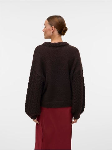 Vero Moda Strickpullover in Chocolate Torte