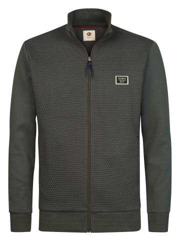 Petrol Industries Sweatshirt mit Stehkragen und Reißverschluss ironcrest in Grün