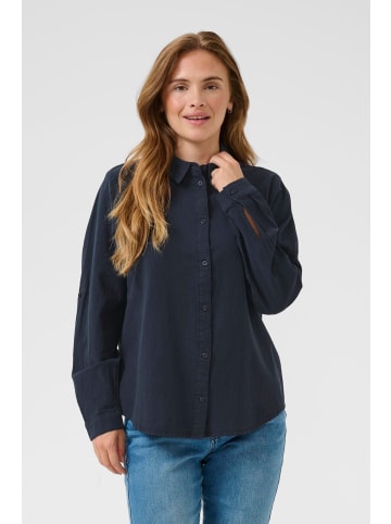 Kaffe Langarm - Hemd KAnaya Regular fit in Midnight Marine