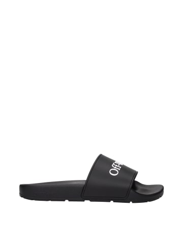Off-White Schwarz Baumwolle Hausschuhe