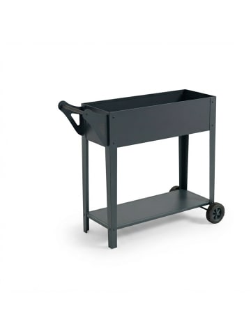 relaxdays Hochbeet in Anthrazit - (B)85 x (H)80 x (T)50 cm