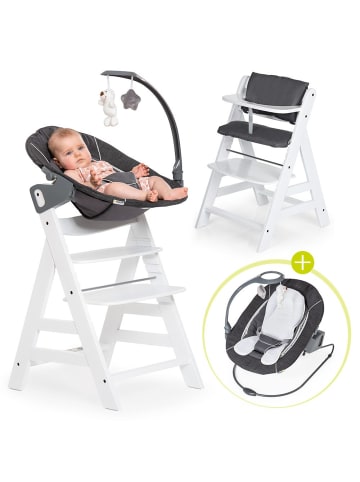 Hauck Alpha Plus Weiß Newborn Set Deluxe - 4-tlg. in weiss,grau