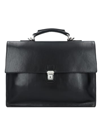 The Bridge Story Uomo Aktentasche Leder 40 cm Laptopfach in nero