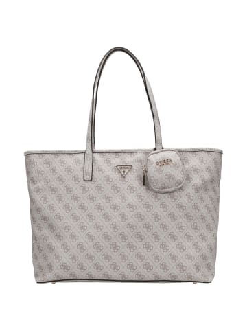 Guess Power Play II Large Tech Tote - Shopper 39 cm (bone logo) in dark taupe log