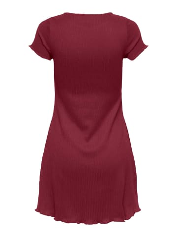 ONLY Kleid in Ruby Wine