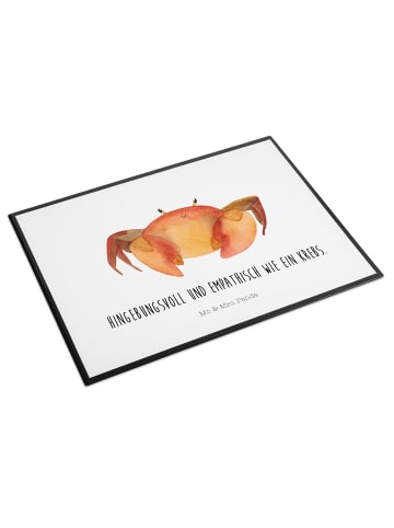Mr. & Mrs. Panda tischschutz Sternzeichen Krebs mit Spruch in Weiß