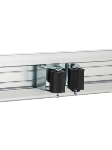 relaxdays 2 x Gerätehalter in Silber