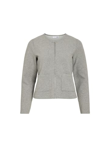 Vila Sweatshirt in light grey melange1