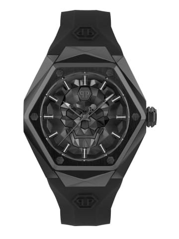 Philipp Plein Analoguhr für Herren in Schwarz