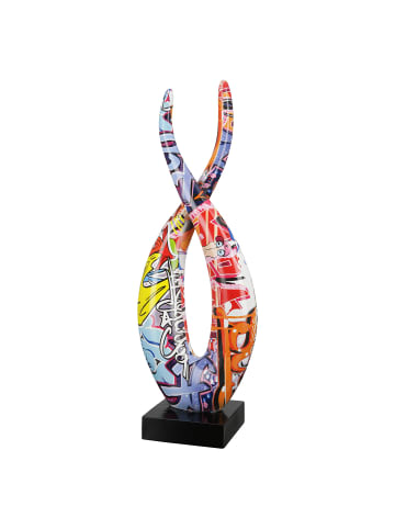 GILDE Skulptur Street Art mehrfarbig - (H) 36 cm