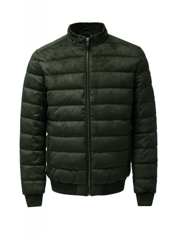 Salsa Jeans Steppjacke Suede Puffer in Dark Green
