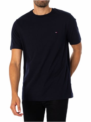 Tommy Hilfiger Rundhals T-Shirt für Herren in blau