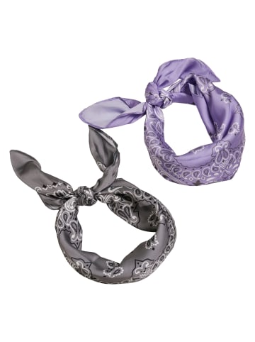 Urban Classics Bandana in lavender/asphalt