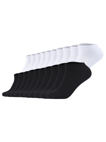 s.Oliver Socken 20er Pack in Weiß/Schwarz