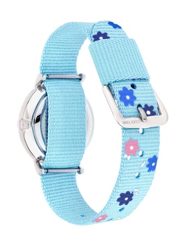 Cool Time Armbanduhr The Cool Flower Power in hellblau