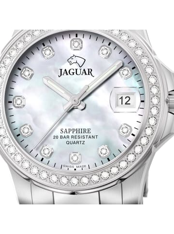 Jaguar Analog-Armbanduhr Jaguar Cosmopolitan silber mittel (ca. 34mm)