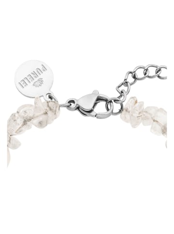 PURELEI Armband Crystal Wave in Silver