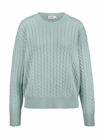 Hessnatur Hessnatur Pullover Oversize aus Bio-Schurwolle mit Cashmere in polargrün