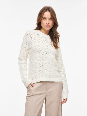 Vila Strickpullover in Cloud Dancer