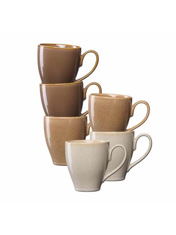 Ritzenhoff & Breker 6er Set Kaffeebecher Sahara in Braun 400 ml