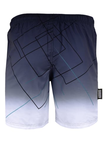 GUGGEN MOUNTAIN Badehose Kariert in Schwarz