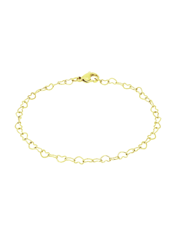 Amor Armband Edelstahl, IP Gold in Gold