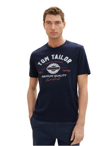 Tom Tailor T-Shirt LOGO in Blau