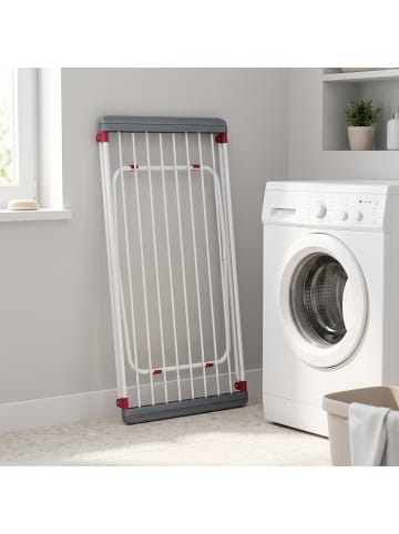 relaxdays Trockenständer in Weiß - (B)199 x (H)91 x (T)63 cm