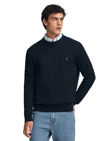 Polo Club Pullover in Navy Blau