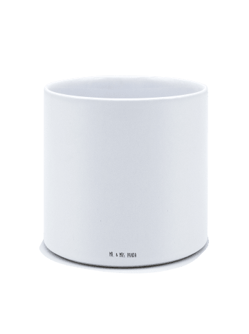 Mr. & Mrs. Panda Übertopf Individuell ohne Spruch in Weiß