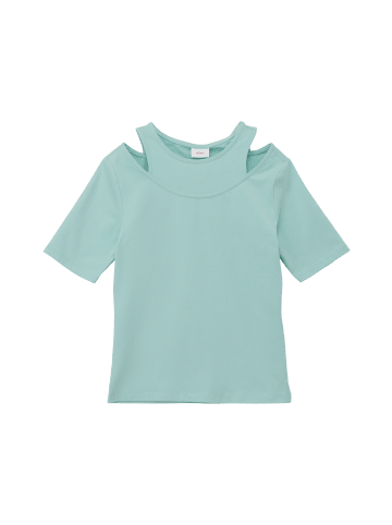 s.Oliver T-Shirt kurzarm in Türkis