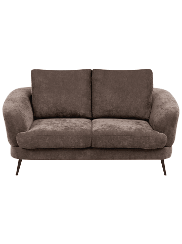 Beliani 2-Sitzer Sofa KJAER in Braun/Schwarz - (W) 155 x (H) 100 x (L) 100 cm