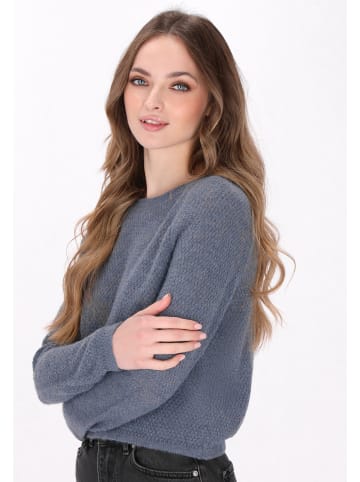 DreiMaster Vintage Women Pullover in grey blue