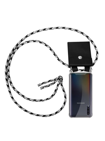cadorabo Handykette für Samsung Galaxy A50 4G / A50s / A30s Hülle in SCHWARZ CAMOUFLAGE