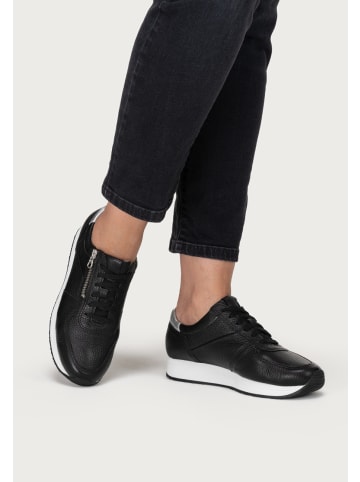 VITAFORM Hirschleder Sneaker in schwarz