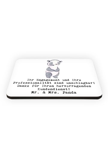 Mr. & Mrs. Panda magnet Spruch Kundendienstmitarbeiter Held mit ... in Weiß