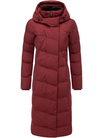 ragwear Wintermantel Pavla Long Soft YOUMODO in Wine Red