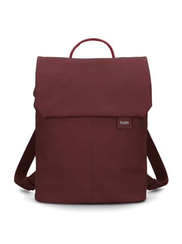 Zwei Mademoiselle.M Daypack 35 cm Laptopfach in rubin