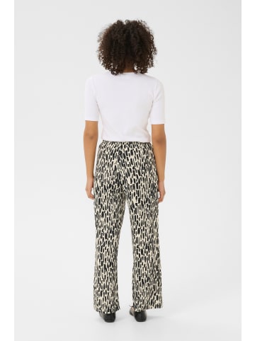 Kaffe Hose BPanika Regular fit in Turtledove/Black Paint Print