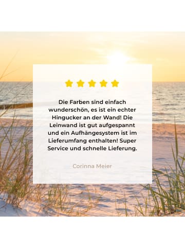 MuchoWow Leinwand bilder Sonnenuntergang (BxH)