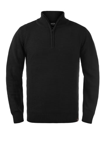 INDICODE Troyer IDRichard 35421MM Strickpulli mit Stehkragen in Schwarz