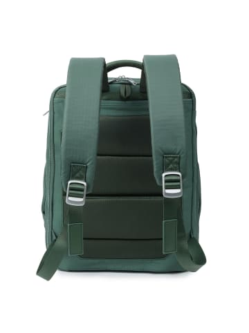 Hedgren Furo Tabi Business-Rucksack RFID Schutz 40 cm Laptopfach duck green