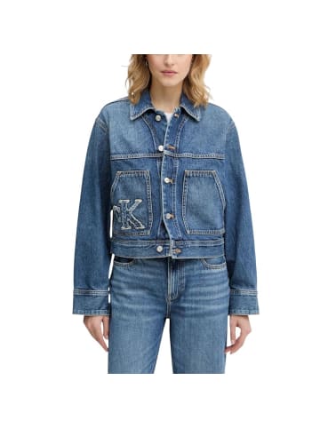 CALVIN KLEIN JEANS Blau Baumwolle Jeansjacke