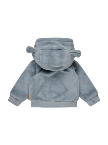 Sterntaler Babyjacke Teddy in blaugrau