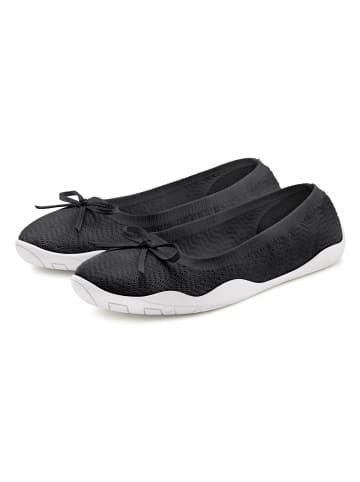 LASCANA Sneaker Ballerinas in schwarz